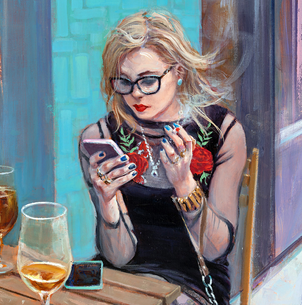 "Scene & Imagined" Solo Exhibition of new oil paintings by David FeBland at Paul Scott Gallery gallery photo 2