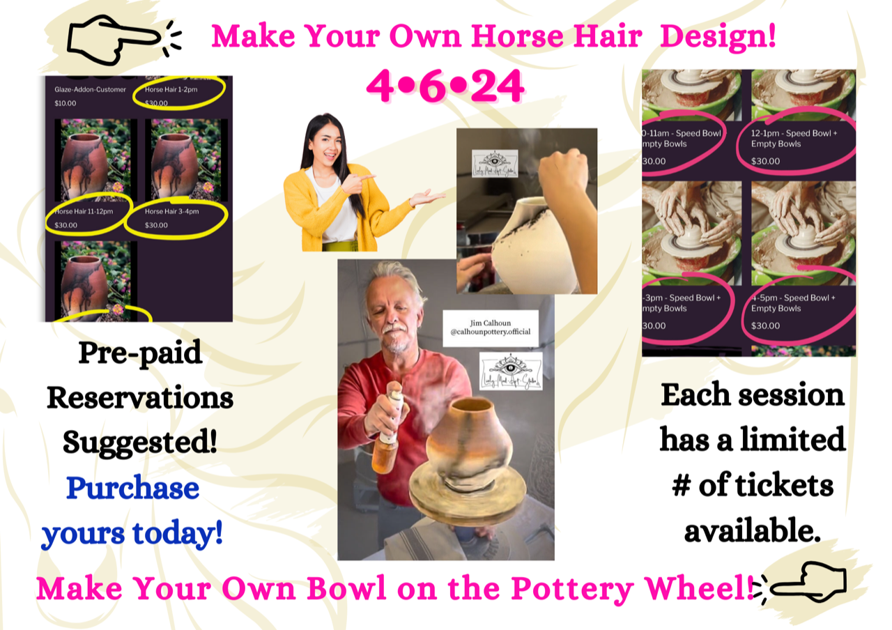 Make Horsehair Pottery with Jim Calhoun gallery photo 2