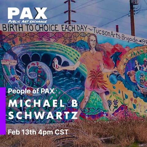 People of PAX: Community Engagement Presentation & Q+A with Michael B Schwartz Contemporary painter, conceptual and public artist  gallery photo 1