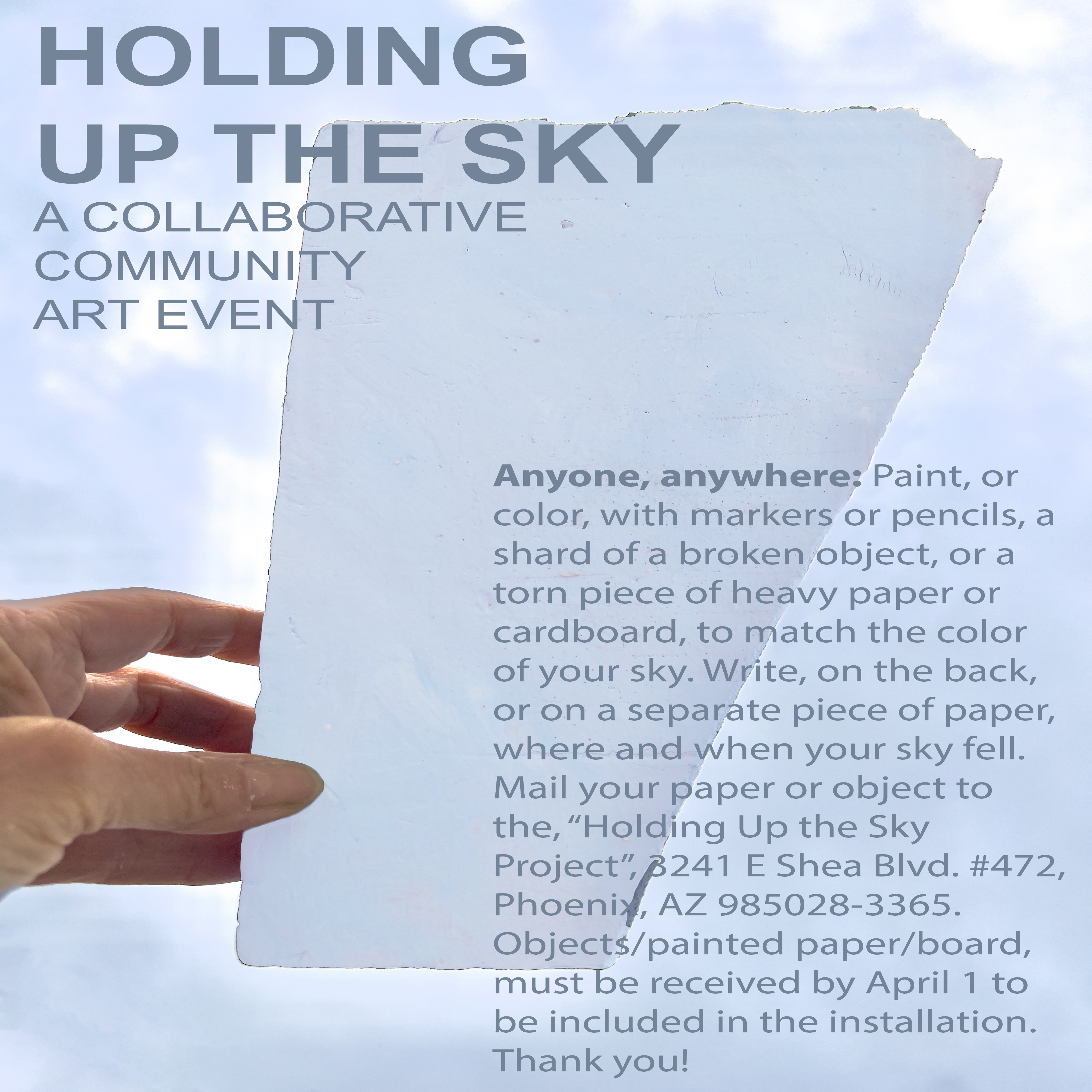 Paint a Piece of the Sky workshop/Holding Up the Sky Project gallery photo 8